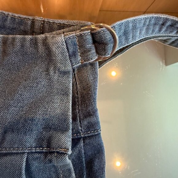 NWT Motel Rocks Denim Pleated Mini Skirt - Women's Small - Picture 6 of 9